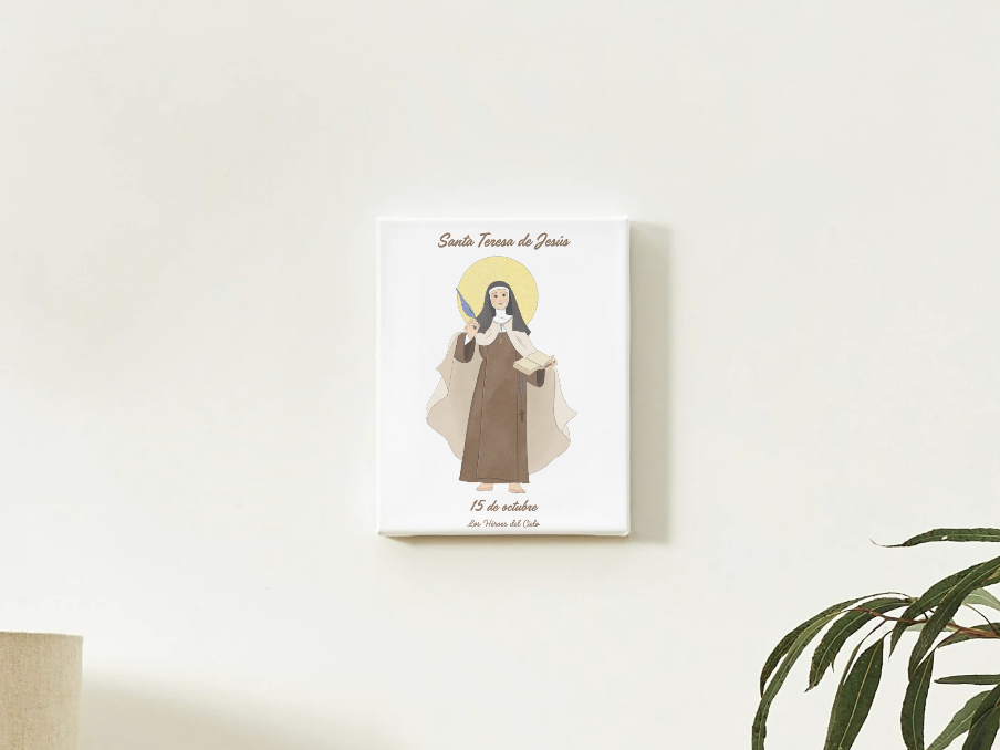 Lienzo de Santa Teresa de Jesús