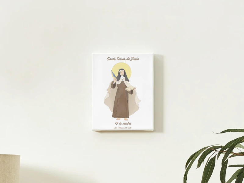 Lienzo de Santa Teresa de Jesús